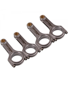 4x 4340 Forged H-Beam Connecting Rods+ARP2000 Bolts compatible for Honda Civic B16A Engine