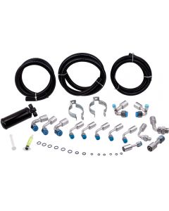 Air Conditioning compatible for AC Hose Kit With 3 Hose amp; Fitting amp; Drier