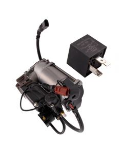 Compatible for Audi A8 Compressor air suspension pump engine 6/8 cylinder 4E0616007 + relay