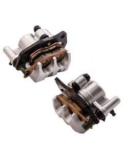 Front Left Right Brake Calipers compatible for Yamaha Rhino 660 2004-07 450 06-09 700 08-13