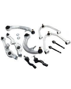 10pc Front Control Arms + Tierods compatible for Nissan 350Z G35 RWD Coupe 2003 2004 - 2007