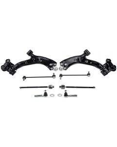 Suspension Kit Tie Rod End Control Arm W/Ball Joint Sway Bar compatible for Honda CR-V 2007