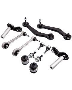 10 Pcs Rear Control Arms Kit compatible for BMW X5 2.5i/3.0i/4.4i M62/4.4i N62/4.6is/4.8is