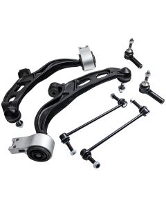 Front Lower Control Arm Tie Rods Kit compatible for Ford Flex Taurus compatible for Lincoln MKS MKT 10-12