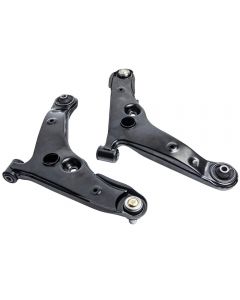 Pair Front Lower Control Arm with Ball Joint compatible for Mitsubishi Outlander 2003-2006