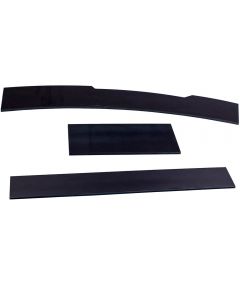 Compatible for Toyota 4 Runner 1996 2001 2002 Frame Rust Repair 3 Sides Panel Kit Set Black