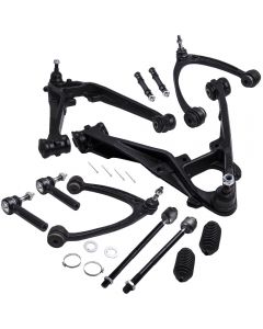 12 Pcs Front Upper &amp; Lower Control Arm compatible for Chevy Silverado compatible for GMC Sierra 1500 Yukon