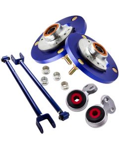 Compatible for BMW Suspension Camber Arms + Camber Plates Top Hat + Control Arms Bushings