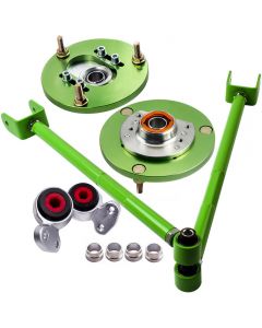 Compatible for BMW E46 Rear Camber Arm and Camber Plates and Urethane Control Arm Bushings