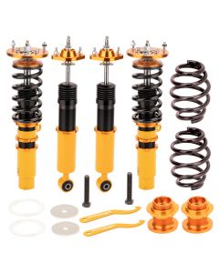 Maxpeedingrods 24 Way Damper Coilover Shock Strut compatible for BMW E46 3 Series 320i 328i 325i 330i 2001-2005