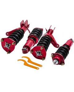 2002 compatible for Honda Civic 2001 2003 2004 2005 Adjustbale Height Shock Strut Red Coilovers