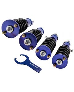 Maxpeedingrods Shock Absorbers Front and Rear Coilover Suspension Kit compatible for Honda Civic 1989-2000