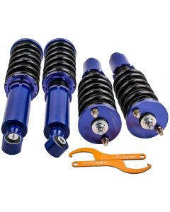 Compatible for Honda CRV 1996 -2001 Adjustable Height Shocks Coilover suspension Kits Blue