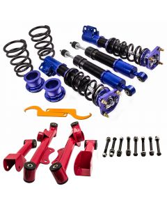 Compatible for Ford Mustang 4th 94-04 Adj. Height + Control Arm Racing Coilovers Kits 