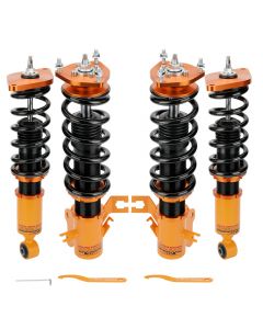 Absorbers Coilovers Kits 24-Steps Adj. Damper compatible for nissan sentra coilovers B15 00 -06 Strut