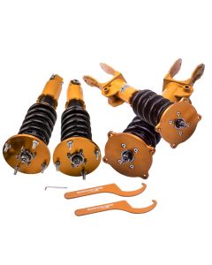 Compatible for Porsche Cayenne 2002-2010 Adjustable Damper Shocks Complete Coilovers Kit 