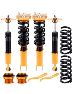 Coilover Kits compatible for Dodge Charger 2006-2010 Compatible for SRT-8 Adj. Height Shock Strut Golden