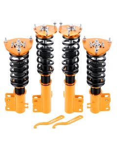 Compatible for Subaru Forester 1998-2002 Complete Adjustable Height Shocks Coilovers Suspension Kit 