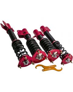 Compatible for Subaru Impreza EJ20 EJ25 GDB Adj Height 2002-2007 Racing Coilovers Kits 