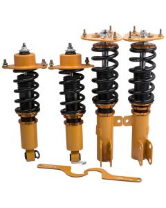 Full Coilovers Kits compatible for Toyota Corolla 09-17 E140 E170 Adj. Height Shocks Struts