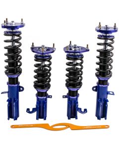 Coilovers Coil Spring Kit compatible for Toyota Corolla 88-99 E90 E100 Adj Height Shocks