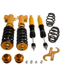 Coilovers Shock Strut Kit compatible for Toyota Yaris 13-14 Coil Over Suspension Adj Height