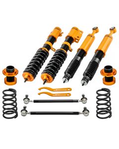 Coilover Struts Shocks compatible for Toyota Yaris 2006-2011 Suspension Kit Adj. Height