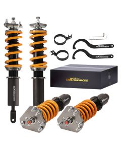 MaXpeedingrods Coilovers Coil Spring Kits compatible for Honda Prelude 1992-2001 Adj Damper