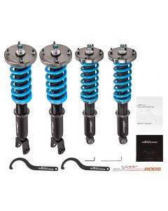 MaXpeedingrods Racing Coilover Shock Struts Kit compatible for Jaguar XJ8 / XJR X350 03-07