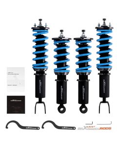 MaXpeedingrods Coilovers Kits compatible for Nissan 90-96 300ZX Z32 Skyline 24 Damper Adj.