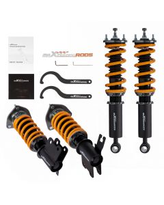 MaXpeedingrods 24-Way Damper Adjustable Coilovers Kit compatible for Nissan 240sx S13 89-98