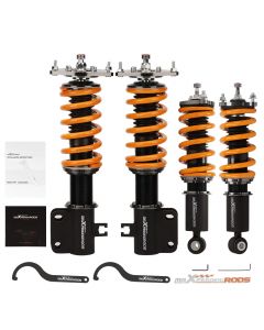 MaXpeedingrods COT6 Coilover Shock Struts Lowering Kit compatible for Subaru Legacy 1999-04