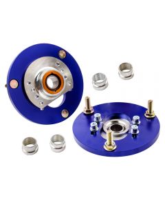 Compatible for BMW E46 320i 323i 328Ci 330xi M3 Coilover Pillowball Front Camber Plate Blue