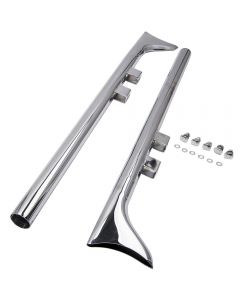 for Touring Ultra Exhaust Fishtail Muffler 36