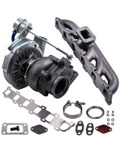 Turbo compatible for Nissan Safari compatible for Patrol 4.2L TD42 GQ GU Y61 t3 w/ engine Exhaust Manifold