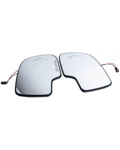 1 Pair Left and Right Mirror Glass Heated w/ Turn Signal compatible for Chevy compatible for GMC Cadillac