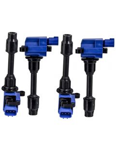 4PCS New Ignition Coil Pack compatible for Nissan 200SX S15 Silvia SR20 SR20DET 22448-91F00