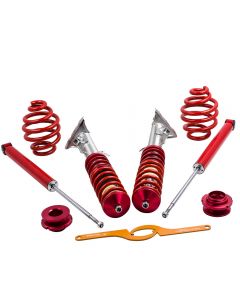 Compatible for BMW 3 Series E36 Coupe Saloon Touring 1992-2000 Red Coilover Suspension Kit