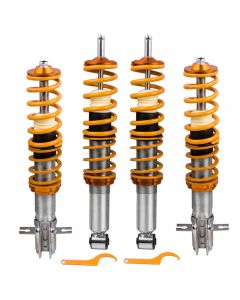 Compatible for VW Volkswagen Golf MK1 Adjustable Height Shock Absorber Full Coilover Suspension