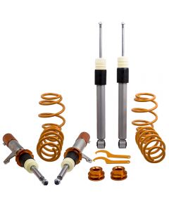 Adjustable Height Spring Strut Coilovers Kit compatible for VW MK6 compatible for Golf GTI 2010-2014