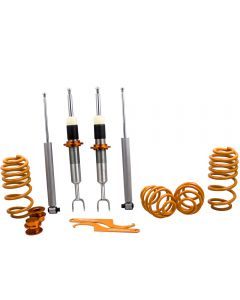 Compatible for Audi A6 4B C5 compatible for VW Passat 3B 3BG Coilovers Adjustable Lowering Suspension Coilovers Kit 