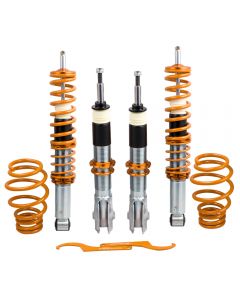 Compatible for VW POLO 6N2 Coilover Suspension Lowering Kit Spring Struts 2000