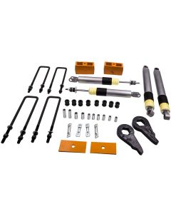 3 inch Lift Kit Shocks Boots compatible for Chevy Silverado Sierra 1500 1999-2007