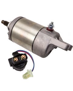 Compatible for Honda Fourtrax 250 1987 300 1988-2000 TRX250 TRX300 Starter + Relay Solenoid 