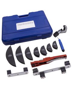 Pipe Bender HVAC Refrigeration Ratchet Tube Bending Heads Cutter Tool Kit