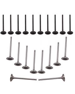 20pcs Intake Exhaust Valves compatible for Volvo S40 S60 2.5L L5 T5 S70 S80 Engine Valve