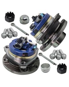 2 x Front wheel hub compatible for Opel Astra G / Compatible for Opel Zafira a T98 F48 F70 F67 F69 4-hole