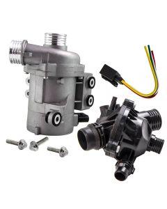 Water Pump W/ Thermostat compatible for BMW X3 2007-2010 2.5L / 3.0L 11537549476